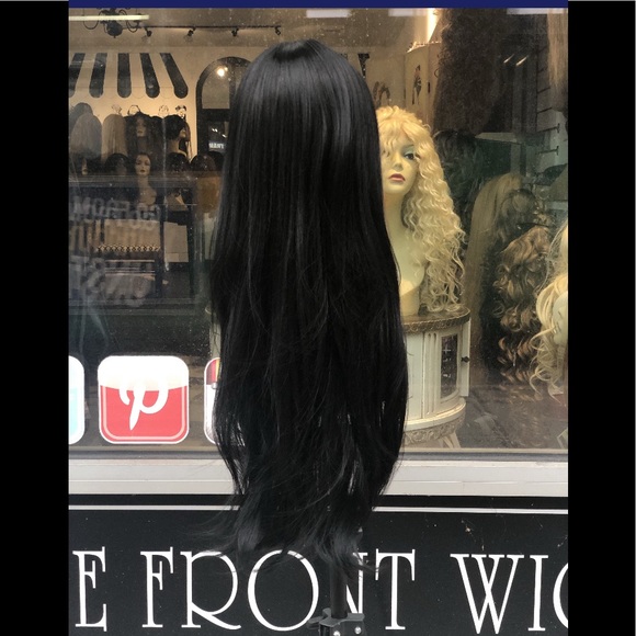 Long Black bangs Wig 2020 hairstyle Tesswigs #1 - Picture 6 of 8